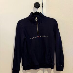 Tommy Hilfiger Dark Blue Quarter-Zip Pullover